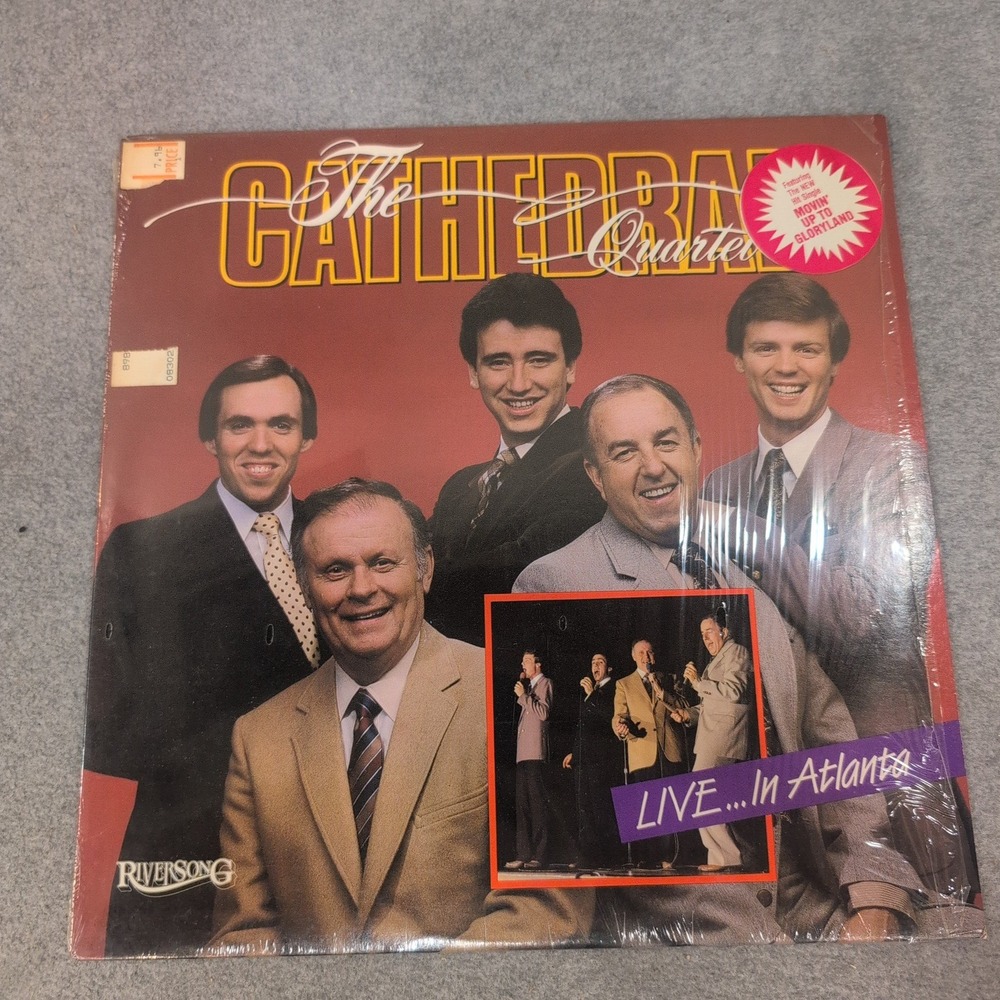 The Cathedral Quartet Live In Atlanta Vinyl LP Riversong Southern Gospel R 8302